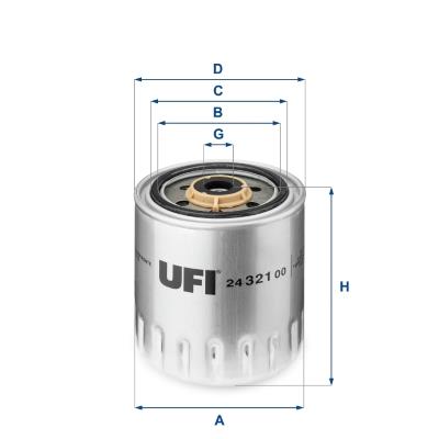 UFI 24.321.00 EAN: 8003453060173.