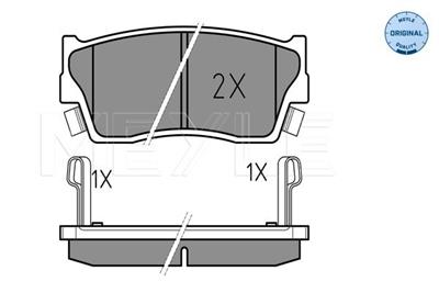 MEYLE 025 215 0014/W Číslo výrobce: MBP0146. EAN: 4040074113530.