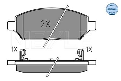 MEYLE 025 223 2618 Číslo výrobce: MBP1827. EAN: 4040074296417.