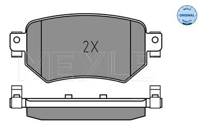 MEYLE 025 223 4915 Číslo výrobce: MBP1829. EAN: 4040074296851.