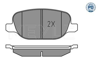 MEYLE 025 238 1118/PD Číslo výrobce: MBP1715PD. EAN: 4040074223833.