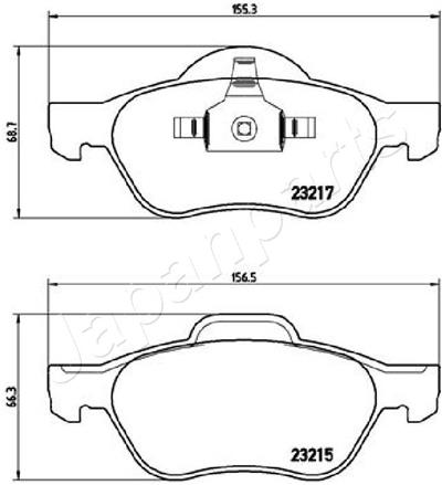 JAPANPARTS PA-0709AF EAN: 8052553297200.