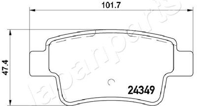 JAPANPARTS PP-0201AF EAN: 8052553299815.