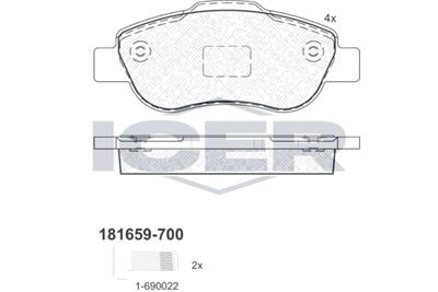 ICER 181659-700 Číslo výrobce: 24072. EAN: 8424073091024.