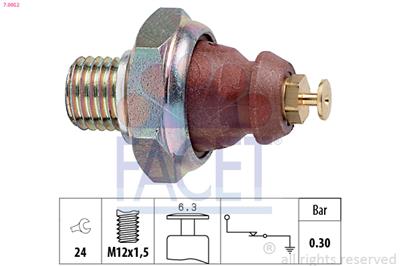 FACET 7.0052 Číslo výrobce: EPS 1.800.052. EAN: 8012510037898.
