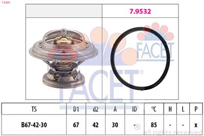 FACET 7.8280 Číslo výrobce: EPS 1.880.280. EAN: 8012510083291.