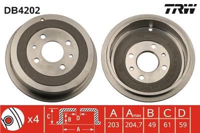 TRW DB4202 EAN: 3322937205011.