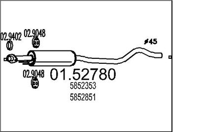 MTS 01.52780 EAN: 8033464019242.