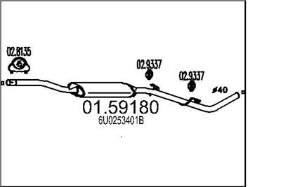 MTS 01.59180 EAN: 8033464025595.