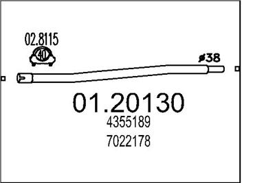 MTS 01.20130 EAN: 8033464009892.