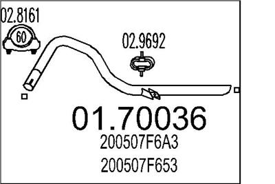 MTS 01.70036 EAN: 8033464308902.