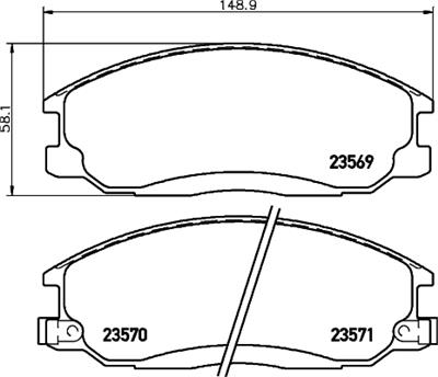 HELLA 8DB 355 009-991 Číslo výrobce: T1307. EAN: 4082300354300.