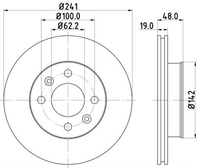 HELLA 8DD 355 111-431 Číslo výrobce: 54341. EAN: 4082300376098.