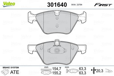 VALEO 301640 EAN: 3276423016400.