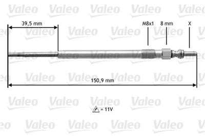 VALEO 345174 Číslo výrobce: D4AP174. EAN: 3276423451744.