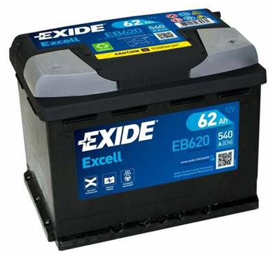 EXIDE EB620 Číslo výrobce: 56219GUG. EAN: 3661024034531.