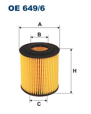 FILTRON OE 649/6 EAN: 5904608076496.