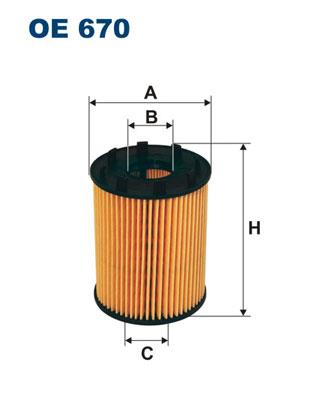 FILTRON OE 670 EAN: 5904608006707.