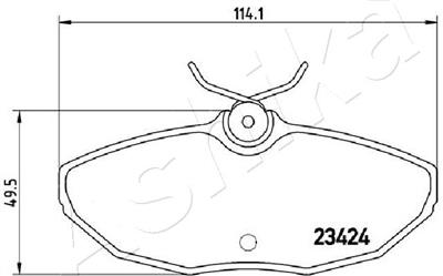 ASHIKA 51-00-0310 EAN: 8052553300665.