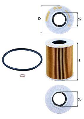 MAHLE ORIGINAL OX 369D Číslo výrobce: 70345848. EAN: 4009026509913.