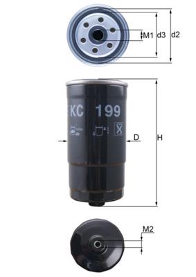 MAHLE ORIGINAL KC 199 Číslo výrobce: 76832240. EAN: 4009026505984.