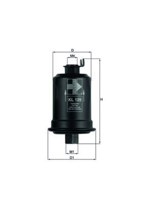 MAHLE ORIGINAL KL 129 Číslo výrobce: 79631482. EAN: 4009026067130.