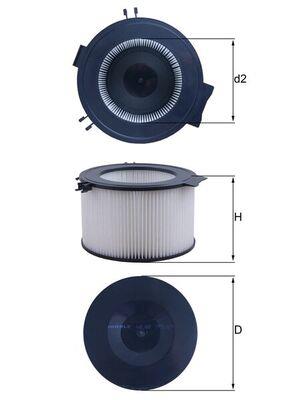 MAHLE ORIGINAL LA 65 Číslo výrobce: 76417695. EAN: 4009026506356.