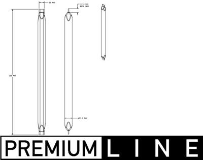 MAHLE ORIGINAL AD 295 000P Číslo výrobce: 351335301.