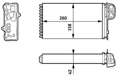 MAHLE ORIGINAL AH 162 000S Číslo výrobce: 8FH 351 313-421. EAN: 4057635046589.
