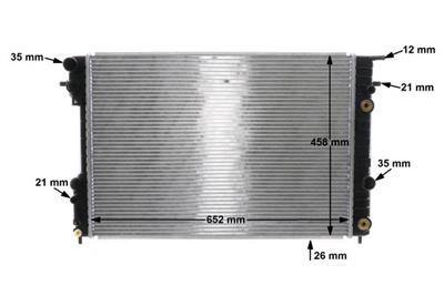 MAHLE ORIGINAL CR 561 000S Číslo výrobce: 8MK 376 718-671. EAN: 4057635086837.