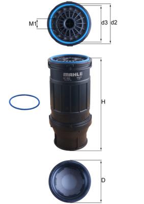 MAHLE ORIGINAL KC 652D Číslo výrobce: 72496591. EAN: 4057635167277.