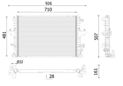 MAHLE ORIGINAL CR 2746 000P Číslo výrobce: 16480681.