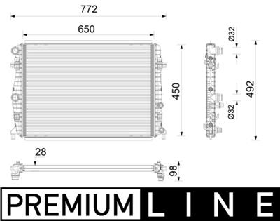 MAHLE ORIGINAL CR 2785 000P Číslo výrobce: 16483624.