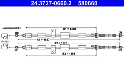 ATE 24.3727-0660.2 Číslo výrobce: 580660. EAN: 4006633315197.