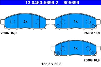 ATE 13.0460-5699.2 Číslo výrobce: 605699. EAN: 4006633475136.