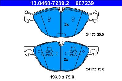 ATE 13.0460-7239.2 Číslo výrobce: 607239. EAN: 4006633313940.