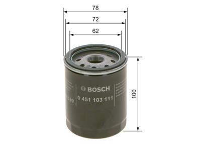 BOSCH 0 451 103 111 Číslo výrobce: P 3111. EAN: 3165141044621.