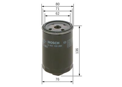 BOSCH 0 451 103 280 Číslo výrobce: P 3280. EAN: 3165141094442.