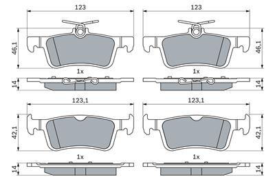 BOSCH 0 986 424 866 Číslo výrobce: BP2489. EAN: 4047026417012.
