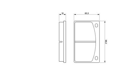 BOSCH 0 986 462 001 Číslo výrobce: BP619. EAN: 3165141969870.