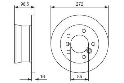 BOSCH 0 986 479 B33 Číslo výrobce: BD2034. EAN: 4047025357623.