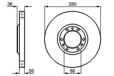 BOSCH 0 986 478 854 Číslo výrobce: BD754. EAN: 3165141246216.