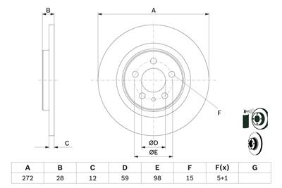 BOSCH 0 986 479 064 Číslo výrobce: BD1001. EAN: 4047024096080.
