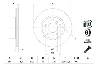 BOSCH 0 986 479 213 Číslo výrobce: BD1081. EAN: 4047024096479.