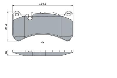 BOSCH 0 986 494 965 Číslo výrobce: BP1816. EAN: 4047026300246.