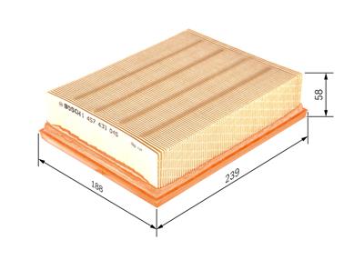 BOSCH 1 457 433 045 Číslo výrobce: S 3045. EAN: 3165143332788.