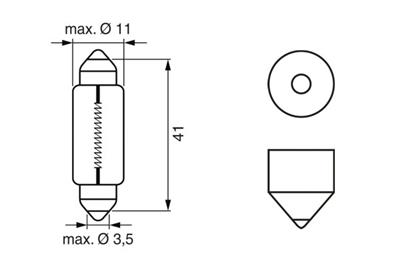 BOSCH 1 987 302 225 Číslo výrobce: 12V 5W PURE LIGHT. EAN: 3165141238877.