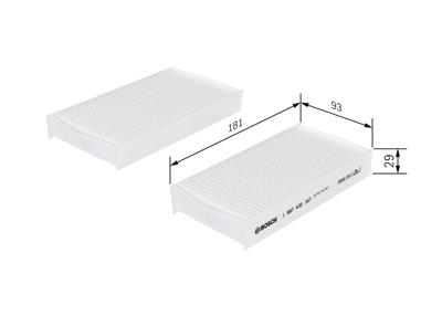 BOSCH 1 987 432 167 Číslo výrobce: M 2167. EAN: 4047024135284.