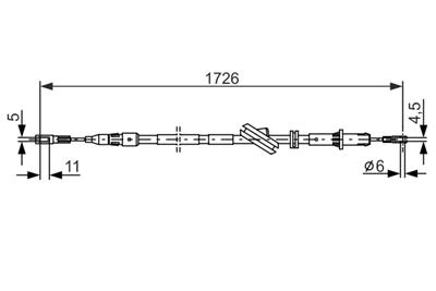 BOSCH 1 987 477 897 Číslo výrobce: BC678. EAN: 4047023019332.