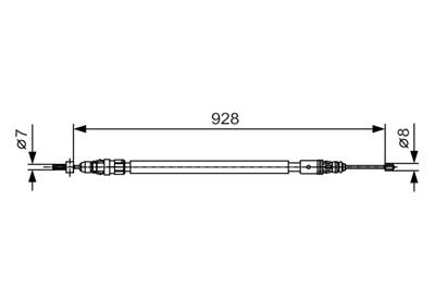 BOSCH 1 987 482 000 Číslo výrobce: BC894. EAN: 4047024250567.